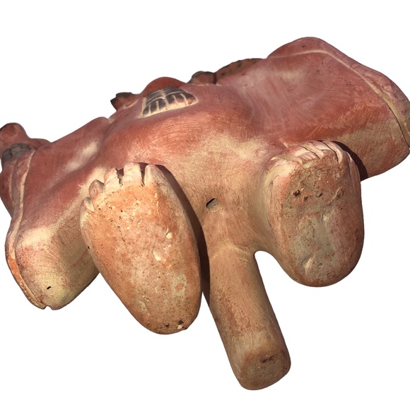 Vintage Pottery Aztec Maya Terracota Clay Figurine Statue Home Decor Accent - Picture 4 of 15